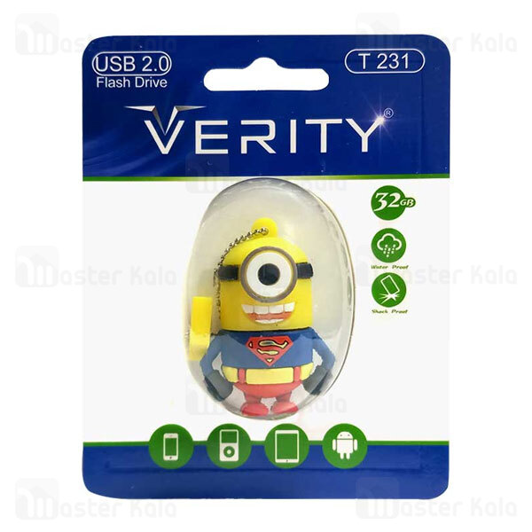 فلش مموری عروسکی 32 گیگابایت وریتی Verity T231 طرح مینیون